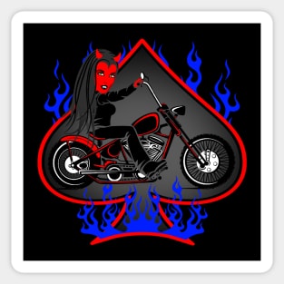 CHOPPER 4 (Devil Woman) Sticker